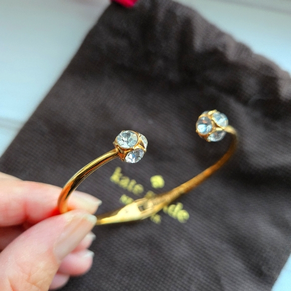 Kate Spade Lady Marmalade Gold bracelet with pouch - Picture 5 of 7